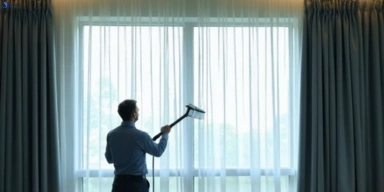 Commercial drapes cleaning service stretton hotels offices