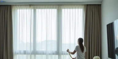 Delicate sheer drape cleaning stretton Matty Curtain Cleaning